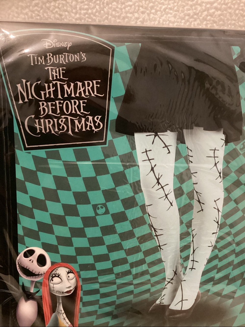 Disney The Nightmare Before Christmas Adult Tights ~ M/L NIP